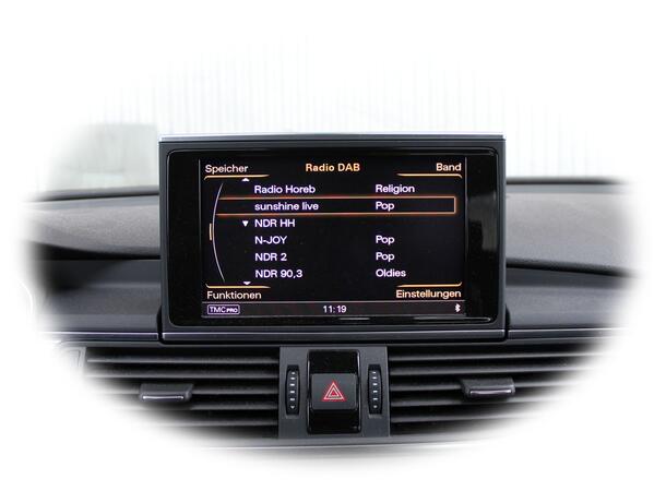 Kufatec Fistune DAB/DAB+ - Audi Audi m/MMi 3G/3G+ (se egen liste)
